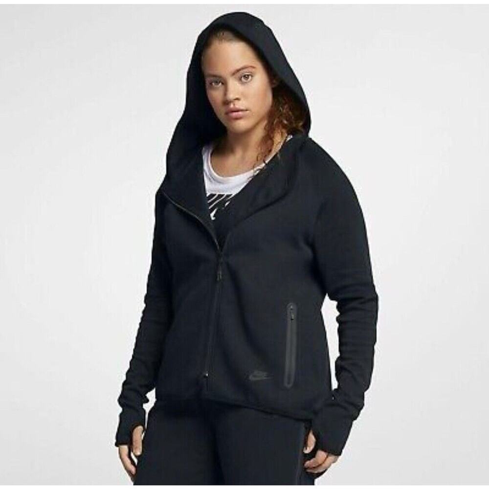 Nike Tech Fleece Hoodie In‎ black SZ SM